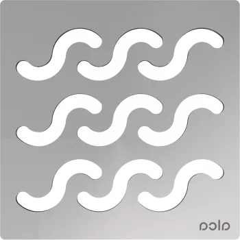 Gratar sifon pardoseala din otel inoxidabil 102x102 mm Alcadrain MPV002 imagine