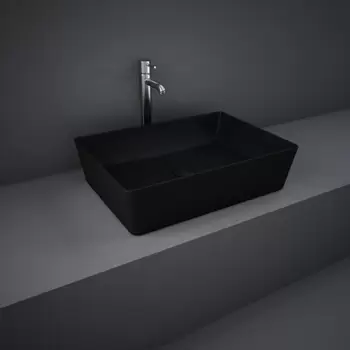 Lavoar baie dreptunghiular, negru mat, Joy, RAK imagine