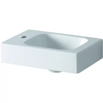 Lavoar baie incastrat dreptunghiular, culoare alba, orificiu baterie dreapta, Geberit iCon imagine