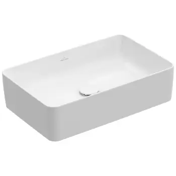 Lavoar baie pe blat dreptunghiular, alb Villeroy Boch, Collaro imagine