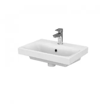 Lavoar baie pentru mobilier alb 60 cm Cersanit Moduo imagine