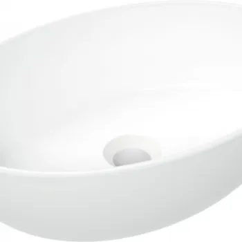 Lavoar ceramic, montare blat, 45.5x31 cm, alb, Deante Alpinia imagine