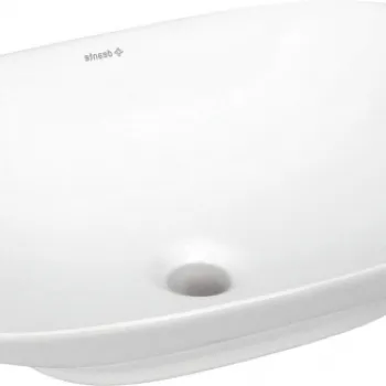 Lavoar ceramic, montare blat, 60x40 cm, alb, Deante Arnika imagine