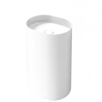 Lavoar de sine statator alb lucios, oval, Rea Dolce imagine