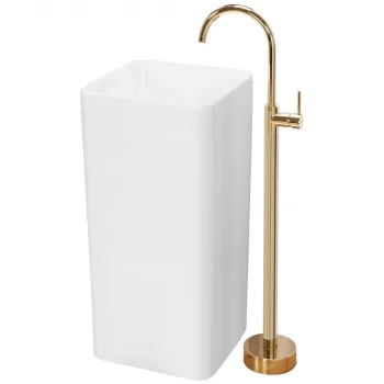 Lavoar de sine statator Ceramic Rea HOLLY imagine