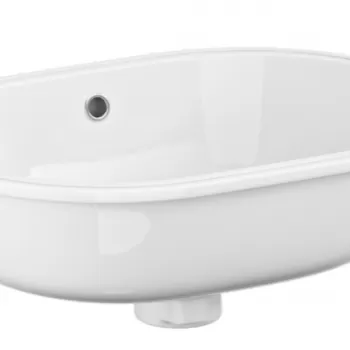 Lavoar incastrat Cersanit Caspia 55 cm, oval, alb imagine