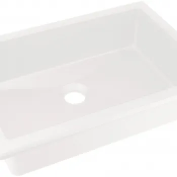 Lavoar incastrat compozit alb Deante Correo, dreptunghiular, 50 cm imagine