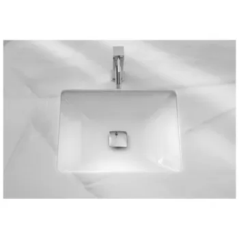 Lavoar incastrat Gala Aida 55 cm, dreptunghiular, alb imagine