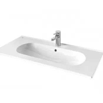 Lavoar incastrat Gala Klea 100 cm, alb imagine