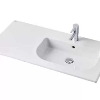 Lavoar incastrat Gala Mid 91 cm, alb imagine