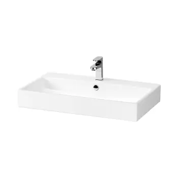 Lavoar mobilier, Cersanit, 80 cm, culoare alb, Virgo imagine