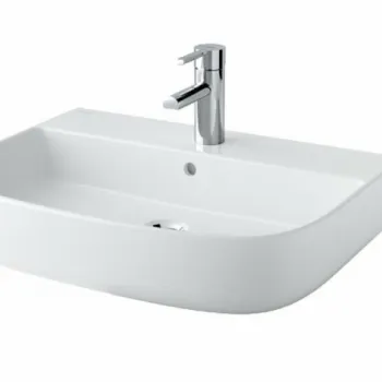 Lavoar pe blat alb 55 cm Gala Mid imagine