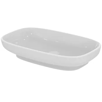 Lavoar pe blat alb 60 cm, dreptunghiular, cu preaplin, Ideal Standard i.Life B imagine