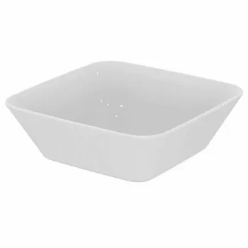 Lavoar pe blat alb lucios 40 cm, patrat, fara preaplin, Ideal Standard Connect Air imagine