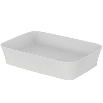 Lavoar pe blat alb lucios 55 cm, dreptunghiular, fara preaplin, Ideal Standard Ipalyss imagine