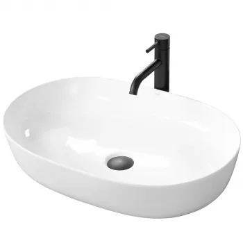 Lavoar pe blat alb lucios, oval, Rea Cleo imagine