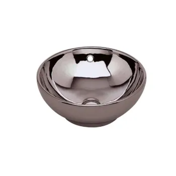 Lavoar pe blat bronz lucios 41 cm, rotund, Gala Bowl imagine