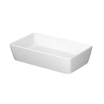 Lavoar pe blat Cersanit City 60 cm, dreptunghiular, alb imagine