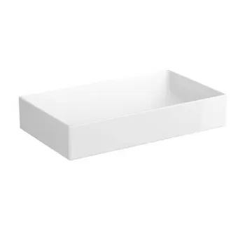 Lavoar pe blat Cersanit Inverto 60 cm, dreptunghiular, alb imagine