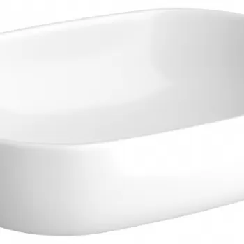 Lavoar pe blat Cersanit Moduo 50 cm, oval, alb imagine