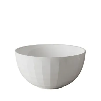 Lavoar pe blat din compozit alb mat 42 cm, rotund, Marmite Lima imagine