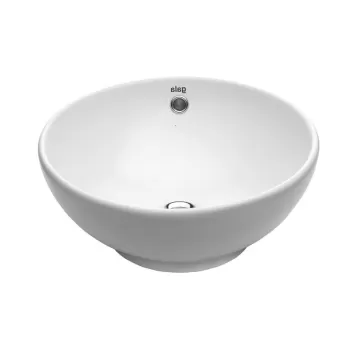 Lavoar pe blat Gala Bowl 41 cm, rotund, alb imagine