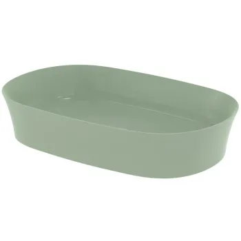 Lavoar pe blat verde lucios 60 cm, oval, fara preaplin, Ideal Standard Ipalyss imagine