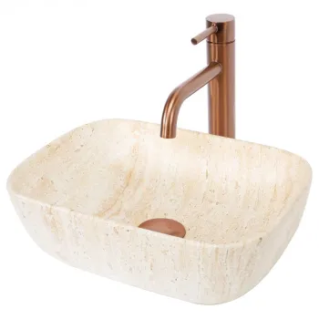 Lavoar pentru blat 36 cm, deptunghiular,  Rea Belinda Mini imagine