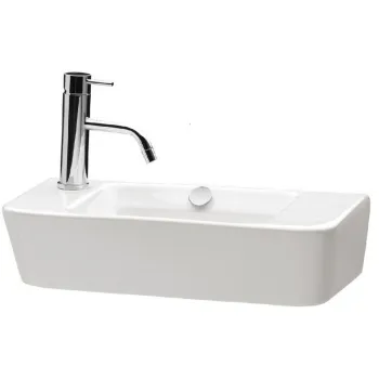 Lavoar suspendat alb 50 cm Gala Emma Square imagine