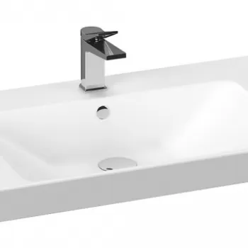 Lavoar suspendat alb 81 cm, dreptunghiular, Cersanit Mille imagine