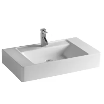 Lavoar suspendat Gala Casual 80 cm, alb imagine