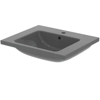 Lavoar suspendat gri lucios 60 cm Ideal Standard i.Life B imagine