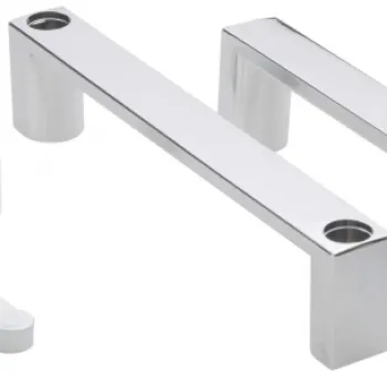 Maner pentru usa de dus, patrat, crom, Deante Silia imagine