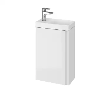 Mobilier baie suspendat alb pentru lavoar 40 cm, Cersanit, Moduo  imagine