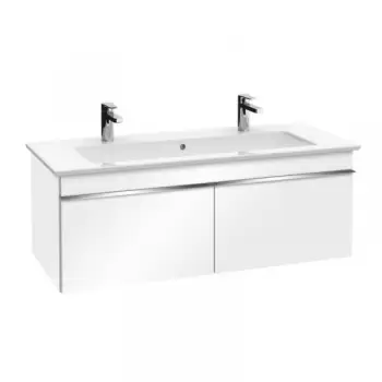 Mobilier lavoar baie alb cu 2 sertare Villeroy Boch, Venticello imagine