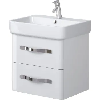 Mobilier pentru lavoar Cersanit Urban Harmony 54x42x50 cm, alb, montat,Cersanit imagine