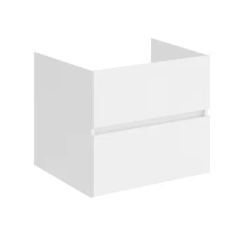 Mobilier pentru lavoar pe blat, 60 cm, alb lucios, Fluminia Genova imagine