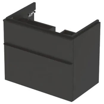 Mobilier suspendat cu doua sertare, Geberit, Smyle Square, pentru lavoar, 75 cm, lava mat imagine