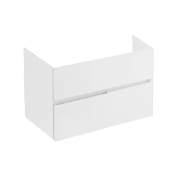 Mobilier suspendat pentru lavoar  80 cm, alb lucios, Fluminia Toledo imagine