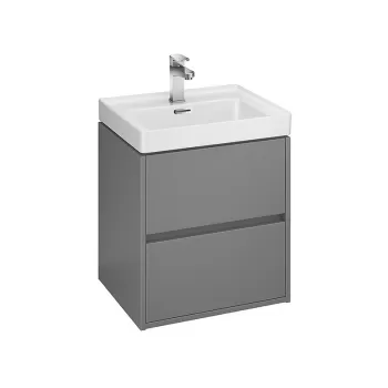 Mobilier suspendat pentru lavoar Cersanit, Crea cu doua sertare imagine