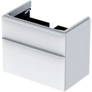 Mobilier suspendat pentru lavoar Geberit, 75 cm alb, Smyle Square imagine