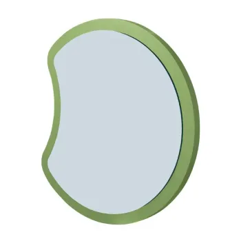 Oglinda baie, corp de omida, 33x38 cm, verde, Laufen Florakids imagine