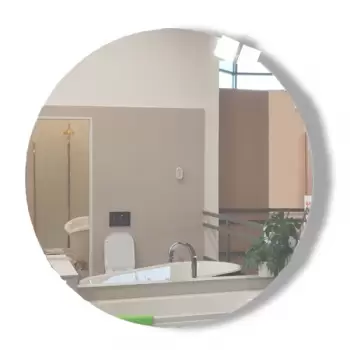 Oglinda baie cu LED rotunda Kolpasan, Pandora imagine