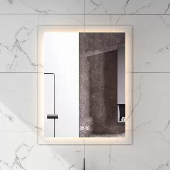 Oglinda dreptunghiulara 60 cm cu iluminare LED si dezaburire Fluminia, Miro imagine