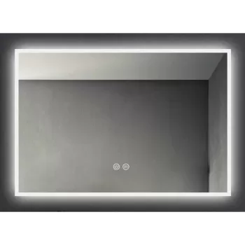Oglinda dreptunghiulara cu iluminare LED si dezaburire Fluminia, Siza imagine