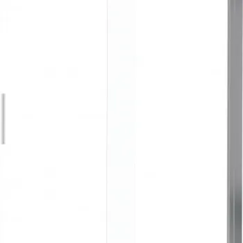 Paravan cada glisant sticla securizata, 100x140 cm, otel slefuit, Deante Prizma imagine