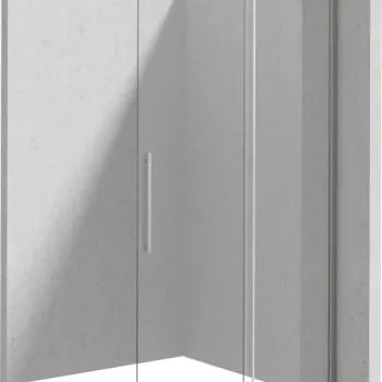 Paravan dus walk-in, otel slefuit, usa glisanta, 140x195 cm, Deante Prizma imagine