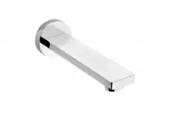 Pipa cada baie cu montaj in perete, culoare crom Kludi Zenta SL 4860005 imagine