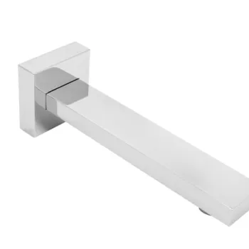 Pipa fixa rectangulara Inula, pentru baterie incastrata, 196 mm, 1 2  , crom imagine