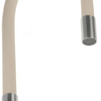 Pipa flexibila pentru baterie bucatarie, bej inox,  Deante Luno imagine